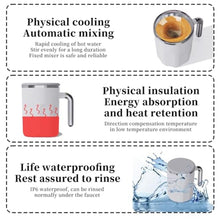 Load image into Gallery viewer, HPYDIY Automatic Self Stirring Mug - Temperature-Controlled Mixing Cup - No Battery or Electricity Needed, for Coffee & Powder Drinks, Ideal for Office Travel & Holiday Gifts, 90mm Wide Bore, White_5624
