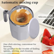 Load image into Gallery viewer, HPYDIY Automatic Self Stirring Mug - Temperature-Controlled Mixing Cup - No Battery or Electricity Needed, for Coffee & Powder Drinks, Ideal for Office Travel & Holiday Gifts, 90mm Wide Bore, White_5626