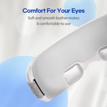 Load image into Gallery viewer, HuBDIC HubiCare Eye Massager with Heat & Built-in Cooling System, Smart Bluetooth Air Compression Eye Mask, Migraine Relief, Dry Eyes, Relaxation and Reduce Eye Strain, Gifts for Women/Men (White)_956