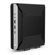 Load image into Gallery viewer, HumanCentric VESA Mount Bracket for HP Desktop Mini, ProDesk and EliteDesk - Under Desk, Wall and Arm Mounting Kit with Power Adapter Holder, Black_1