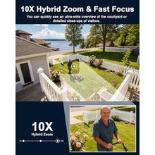 Load image into Gallery viewer, HXVIEW 4K PTZ WiFi Security Camera Outdoor, 10X Hybrid Zoom, BU-H500_231