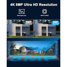 Load image into Gallery viewer, HXVIEW 4K WiFi PTZ Camera, 30X Optical Zoom for Outdoor Security, BU-H800, BUH_261