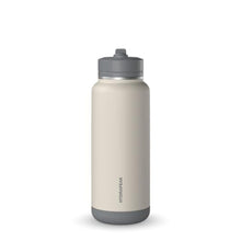 Load image into Gallery viewer, Hydrapeak 32oz Allure Stainless Steel Insulated Water Bottle With Spill Proof Straw Lid And Rubber Boot (Stone)_1