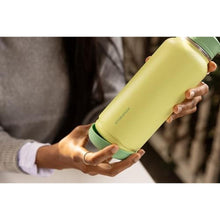 Load image into Gallery viewer, Hydrapeak 32oz Allure Stainless Steel Insulated Water Bottle With Spill Proof Straw Lid And Rubber Boot (Stone)_5601
