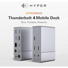 Load image into Gallery viewer, HyperDrive USB-C & Thunderbolt 4 GEN2 14-in-1 Dock for MacBook Pro/Air, iPad, PC - High-Speed Thunderbolt Docking Station - 40Gbps, Gigabit Ethernet, 85W PD, black_8141