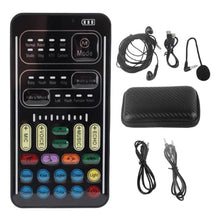 Load image into Gallery viewer, i9 Live Stream Voice Changer Set, Mini Sound Card with 8 Voice Effects, Portable Audio Recorder for Game Music Recording, Phone Computer Sound Changer_1