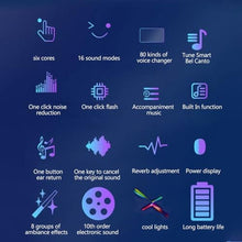 Load image into Gallery viewer, i9 Live Stream Voice Changer Set, Mini Sound Card with 8 Voice Effects, Portable Audio Recorder for Game Music Recording, Phone Computer Sound Changer_1085