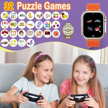 Load image into Gallery viewer, iCHOMKE Kids Smart Watch, Girls Boys Smartwatch with 26 Games Camera Video Recorder Player,Pedometer,Birthday Learning Toys Gifts for 4-10 Years Children (Orange)_2553