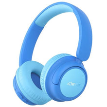 Load image into Gallery viewer, iClever BTH22 Kids Bluetooth Headphones, 60H Play Time, USB C Fast Charging, Bluetooth 5.4, AUX Cord,Safe Volume 74/85 dBA,Toddler Headphones for iPad/Tablet/Travel/School, Blue, ABlue_1