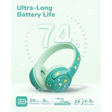 Load image into Gallery viewer, iClever BTH27 Toddler Headphones for 2+ Year Old Baby Kids Travel Study, Green_122