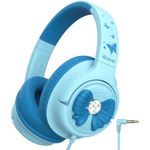Load image into Gallery viewer, iClever C371 Kids Headphones with Cord for School Boys Girls Travel Gift, BluePowder_1