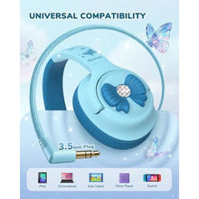 Load image into Gallery viewer, iClever C371 Kids Headphones with Cord for School Boys Girls Travel Gift, BluePowder_29