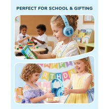 Load image into Gallery viewer, iClever C371 Kids Headphones with Cord for School Boys Girls Travel Gift, BluePowder_30