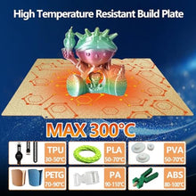 Load image into Gallery viewer, IdeaFormer IR3 U1 PEI Sheet for Snapmaker 276x293mm, Double Sided Textured PEI Build Plate Flexible PEI Bed Plate for Snapmaker U1_2188