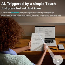 Load image into Gallery viewer, iflytek AINOTE 2 Bundle Blue,10.65" E-Ink Tablet for Meetings,4.2mm Ultrathin AI Paper Tablet Powered by ChatGPT,Support Voice-to-Text,Handwriting Conversion,18-Language Transcription for Work/Study, iflytekAINOTEBundleBlue_2143