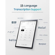 Load image into Gallery viewer, iflytek AINOTE Air 2,8.2-inch E Ink Tablet for Meetings, AI Note Taking Tablet with Blue Folio Case,Voice-to-Text Transcription, Multi-Languages Chatgpt Support,Digital Notebook for Work/Study_721