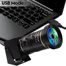 Load image into Gallery viewer, IFWATER HDMI 4K USB Camera for Live Streaming 10X Variable Focus PC Webcam USB HDMI Simultaneous Output Video Conferencing Close up Zoom in and Out Web Camera for Online Teaching Training, mmXZoomLens_157
