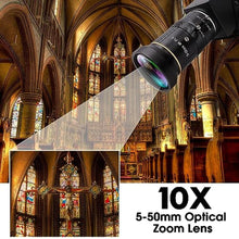 Load image into Gallery viewer, IFWATER HDMI 4K USB Camera for Live Streaming 10X Variable Focus PC Webcam USB HDMI Simultaneous Output Video Conferencing Close up Zoom in and Out Web Camera for Online Teaching Training, mmXZoomLens_158