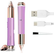 Load image into Gallery viewer, iMusthav Flawless 2-in-1 Facial Hair Remover & Eyebrow Trimmer for Women, Mauve_1