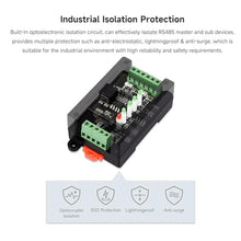 Load image into Gallery viewer, Industrial-Grade Isolated 2-CH RS485 Hub, Expands 2-CH RS485 Sub Ports via 1-CH RS485 Master Port, Supports RS485 Network Relay, Extension, Isolation Functions, 300~460800bps Wide Baud Rate_842