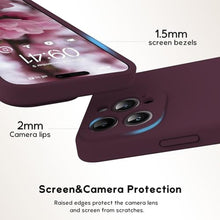 Load image into Gallery viewer, INGIDO Designed for iPhone 15 Pro Case 6.1 inch, Liquid Silicone Case with Camera Protection with Microfiber Lining Shockproof Phone Case Cover for iPhone 15 Pro (2023), Midnight Blue_7434