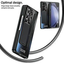 Load image into Gallery viewer, INGIDO Designed for Samsung Galaxy Z Fold 5 Case with S Pen & Kickstand & Front Screen Protector Luxury Phone Cover Case for Galaxy Z Fold 5 (2023), Black_2213
