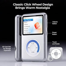 Load image into Gallery viewer, Innioasis Y2 Mp3 Player with Bluetooth, Lossless DSD DAC FLAC Support, 8GB Classic Dedicated Music Player with Playlists and FM Radio, Supports up to 2TB Silver_134