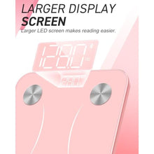 Load image into Gallery viewer, INSMART Smart Scale for Body Weight, 0.1lb High Accuracy, 24 Metrics, Pink_559