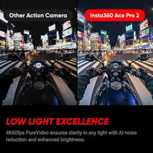Load image into Gallery viewer, Insta360 Ace Pro 2 Dual Battery Xplorer Bundle - 8K Waterproof Action Camera Co-Engineered with Leica, Flagship 1/1.3" Sensor, 8K30fps, 4K60fps, 2.5" Flip Screen, AI Noise Reduction, Black_166