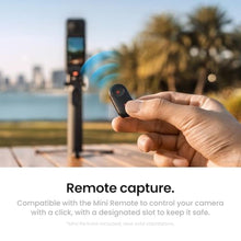 Load image into Gallery viewer, Insta360 Foldable 2-in-1 Selfie Stick Remote Kit with Invisible Stick, Built-in Tripod, Ideal for Vlogging, Hiking, Group Shots, Supports X5, X4 Air, X4, X3 Action Cameras_40