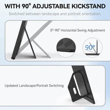 Load image into Gallery viewer, Intehill 14 Inch Portable Monitor, 1920x1200 Portable Display with Fully Covered Tempered Glass, 16:10 HDMI USB-C External Display with Speakers and Stand, Monitor, Black_139