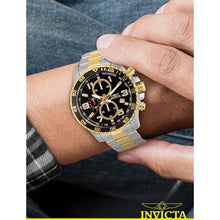 Load image into Gallery viewer, Invicta Men's 14876 Specialty Chronograph Black Textured Dial Two Tone Stainless Steel Watch, TwoTone_1356