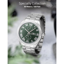 Load image into Gallery viewer, Invicta Specialty Men 43mm Stainless Steel Steel Green dial VH61 Quartz_7205