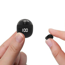 Load image into Gallery viewer, Invisible Mini Wireless Bluetooth Earbuds Tiny IPX5 Waterproof Sleep Stereo, Black_1