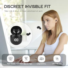Load image into Gallery viewer, Invisible Mini Wireless Bluetooth Earbuds Tiny IPX5 Waterproof Sleep Stereo, Black_197