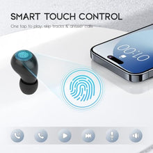 Load image into Gallery viewer, Invisible Mini Wireless Bluetooth Earbuds Tiny IPX5 Waterproof Sleep Stereo, Black_199