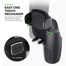 Load image into Gallery viewer, iOttie Easy One Touch 5 Cup Holder Mount - Universal Car Mount Phone Holder for iPhone, Google, Samsung, Moto, Huawei, Nokia, LG, and all other Smartphones, Black_6361