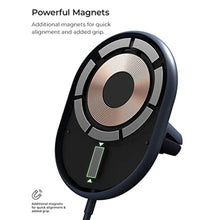 Load image into Gallery viewer, iOttie Velox Magnetic Wireless Charging Air Vent Car Phone Mount. Compatible with MagSafe iPhones including iPhone 12/13/14/15/16/17 Series (Car Charger Included), MidnightBlue_2300