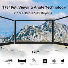 Load image into Gallery viewer, iPistBit Raspberry Pi Screen, 10.1 Inch Touchscreen Monitor, IPS 1024600, Dual Built-in Speakers, HDMI Portable Monitor Compatible with Raspberry Pi 5/4/3/Zero,Driver Free, Black_367