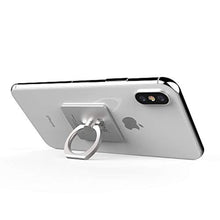 Load image into Gallery viewer, iRing Link, Made in Korea, Wireless Charging Friendly Phone Holder - Cell Phone Ring Grip Finger Holder and Stand Compatible with iPhone, Galaxy, and Other Smartphones(Silver)_8052