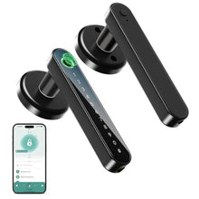 Load image into Gallery viewer, IRONZON 191Y 4-in-1 Smart Fingerprint Door Handle with App Control, YBlackin_1