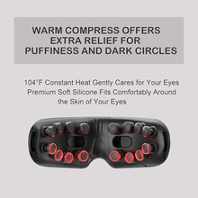 Load image into Gallery viewer, Isfuro Eye Massager with Heat and Vibration for Migraines - Heated Mask for Sinus Relief and Eye Strain Reduction - Black_1