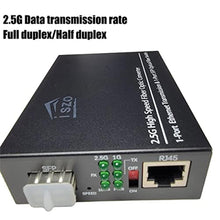 Load image into Gallery viewer, iszo 2.5G SFP Port Transceiver Media Converter,20km SM,RJ45 100M/1000M/2.5G Adaptive,Full/Half Duplex,Inside TTL Port ,Also Work 2.5G/1G GPON SFP ONU Stick Such as The 5671A and G-010S-P and More, GMEDIACONVERTER_1289