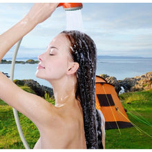 Load image into Gallery viewer, Ivation Portable Outdoor Shower, Battery Powered, Water Pump, Rechargeable, Orange_7307