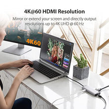 Load image into Gallery viewer, j5create USB C Hub - 4K 60Hz HDMI, 2 USB-A 10Gbps, USB-C 10Gbps with PD 100W, Ethernet, | Multiport Adapter for MacBook, ChromeBook, XPS, Surface Pro (JCD392)_3401