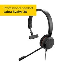 Load image into Gallery viewer, Jabra Evolve 30 II UC Mono Wired Headset, Black_5528