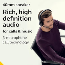 Load image into Gallery viewer, Jabra Evolve2 65 UC Wireless Headset with Link380a, Mono, Black Wireless Bluetooth Headset for Calls and Music, 37 Hours of Battery Life, Passive Noise Cancelling Headphones_6325