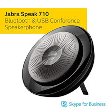 Load image into Gallery viewer, Jabra Speak 710 MS Wireless Bluetooth Speakerphone with Link 370 USB Adapter Portable Conference Speaker for Holding Meetings Anywhere with Immersive Sound - Certified for Microsoft Teams, Black_1384
