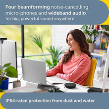 Load image into Gallery viewer, Jabra Speak2 40 Portable Speakerphone - 4 Noise-Cancelling Mics, Full-Range 50mm Portable Speaker, Wideband Audio and USB-A and USB-C Connections - Certified for Zoom and Google Meet - Dark Grey, Black_7841