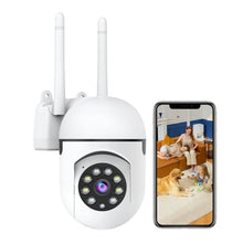 Load image into Gallery viewer, JAIOTlink 1080P Security Camera Wired, Baby Monitor with 360 Pan/Tilt, 2-Way Audio, Color Night Vision, AI Detection, SD/Cloud Storage, 2.4G/5GHz WiFi Home Surveillance Cam, Compatible with Alexa, WhiteWallMount_1